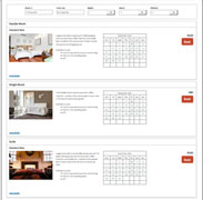 Responsive Booking Page Example